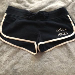 Navy blue sweat short shorts